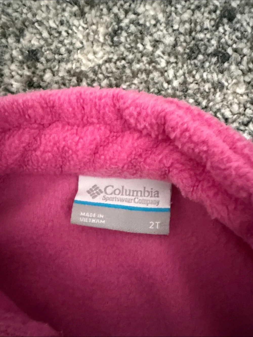 Columbia Toddle Pink Fleece Jacket